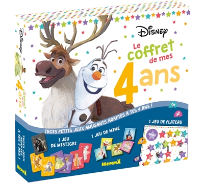 Le coffret de mes 4 ans : trois petits jeux amusants adaptés à tes 4 ans ! : Olaf et Sven
