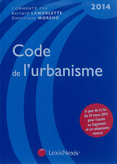 Code de l'urbanisme 2014