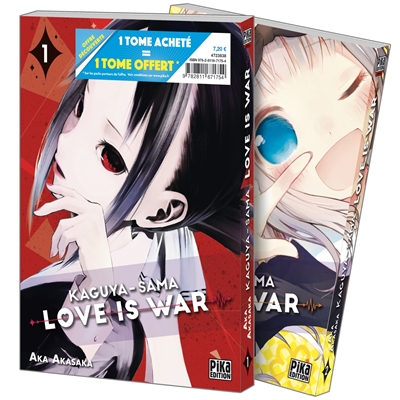 kaguya-sama : love is war : pack offre découverte t01 et t02