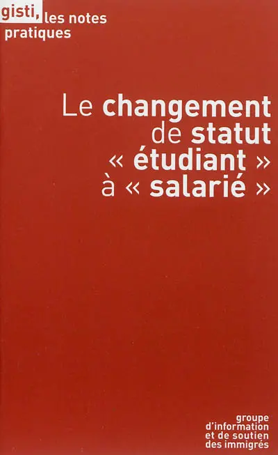 Le changement de statut étudiant à salarié