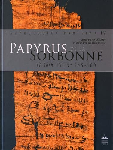 Papyrus de la Sorbonne. Vol. 4. N° 145-160