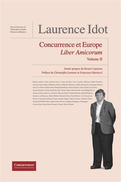 Concurrence et Europe : liber amicorum. Vol. 2