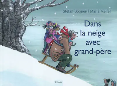 Dans la neige avec grand-père