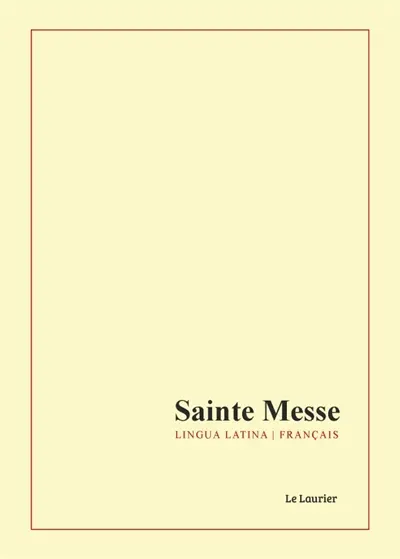 Sainte messe