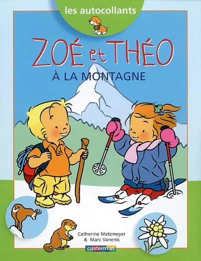 Zoé et Théo à la montagne