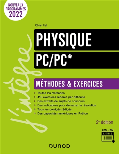 Physique, PC-PC* : méthodes & exercices : nouveaux programmes 2022