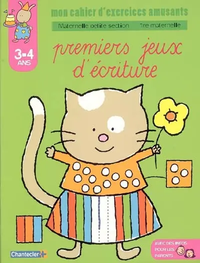 Premiers jeux d'écriture, Petite section maternelle, 3-4 ans