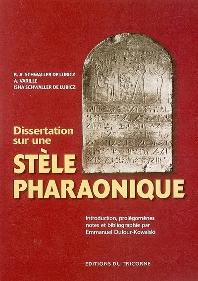 Dissertation sur une stèle pharaonique