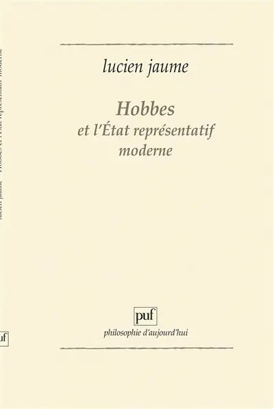Hobbes et l'Etat représentatif moderne