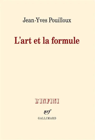 L'art et la formule