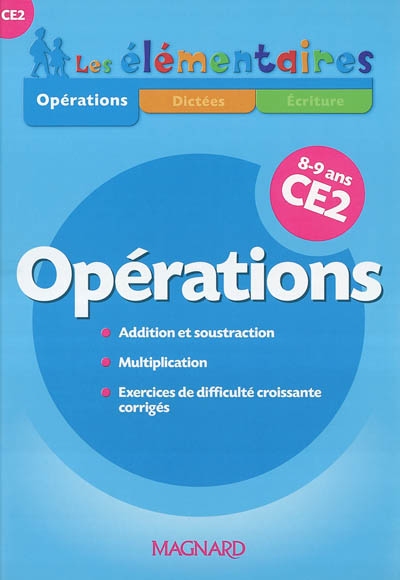 Opérations CE2, 8-9 ans