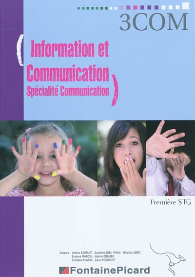 Information et communication, spécialité communication, première STG