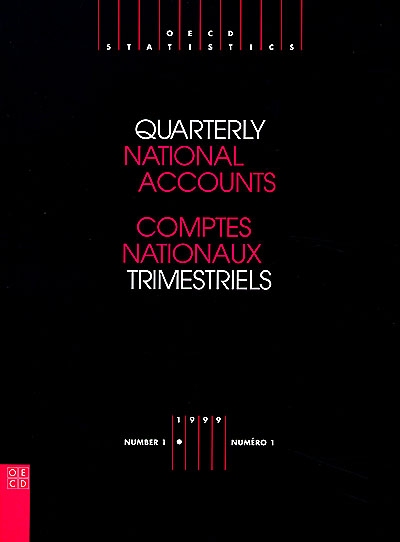 Quaterly national accounts = Comptes nationaux trimestriels, n° 1 (1999)