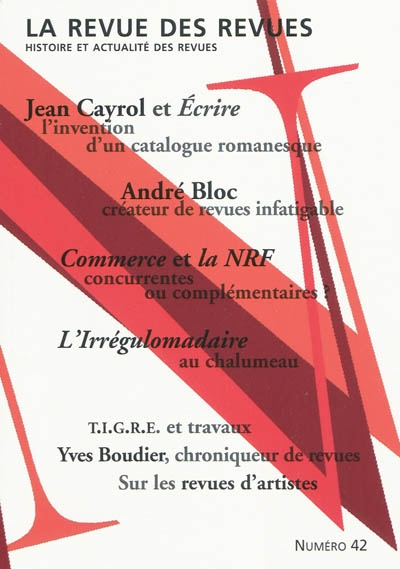 Revue des revues (La), n° 42