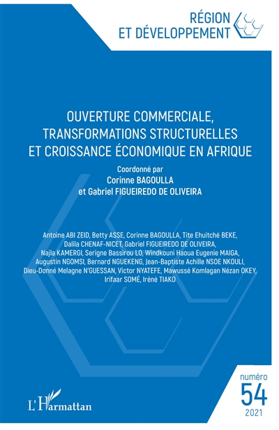 Région et développement, n°...