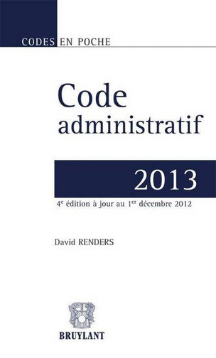 Code administratif 2013