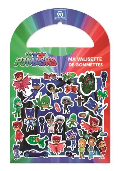 Pjmasks : ma valisette de gommettes