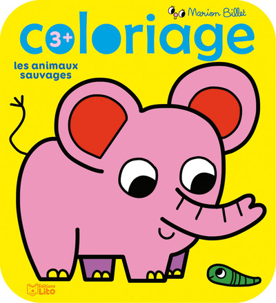 Les animaux sauvages, 3+ : coloriage