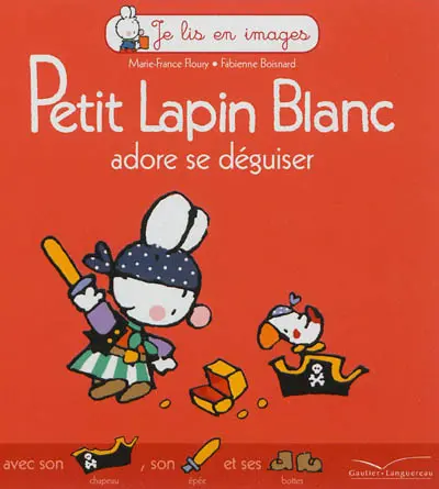Petit Lapin blanc adore se déguiser
