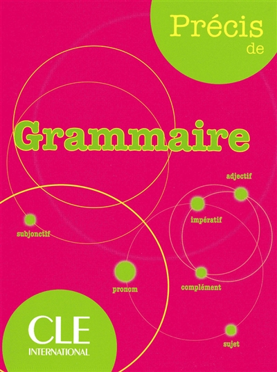 Précis de grammaire : dictionnaire