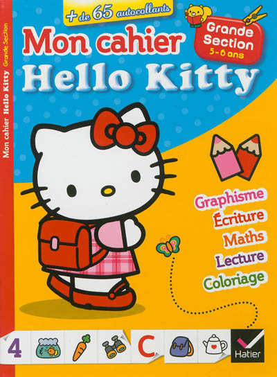 Mon cahier Hello Kitty : grande section, 5-6 ans