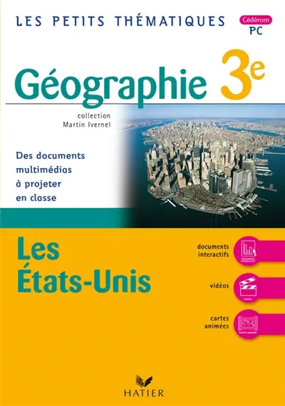 Géographie 3e, les Etats-Unis : des documents multimédias à projeter en classe