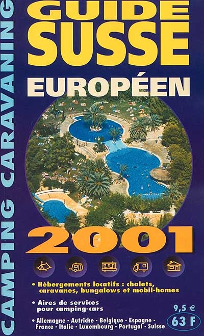 Guide Susse européen camping caravaning 2001