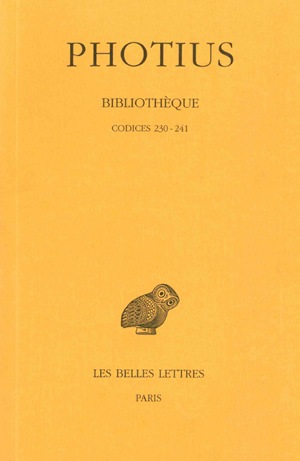 bibliothèque. vol. 5. codices 230-240