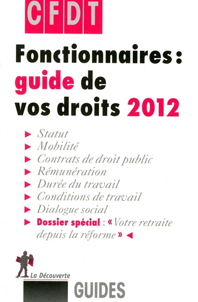 Fonctionnaires : guide de vos droits 2012