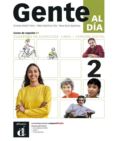 Gente al dia 2, curso de espanol, B1 : cuaderno de ejercicios : libro + version digital