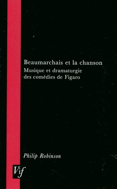 Beaumarchais et la chanson : musique et dramaturgie des comédies de Figaro