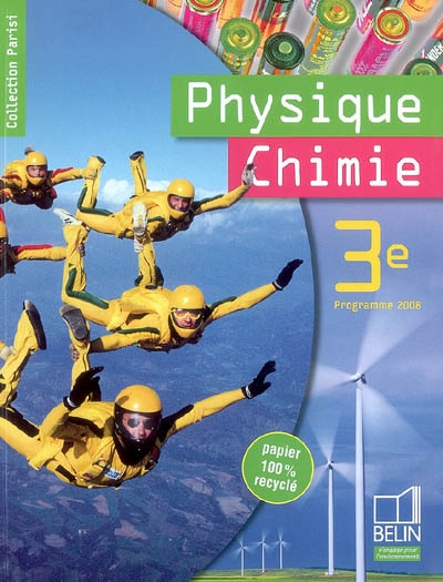 Physique chimie 3e : programme 2008