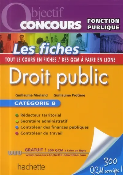 Droit public : catégorie B