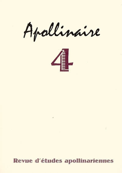 Apollinaire, n° 4