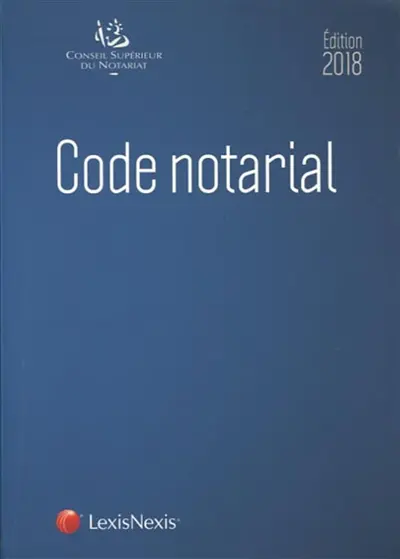 Code notarial 2018