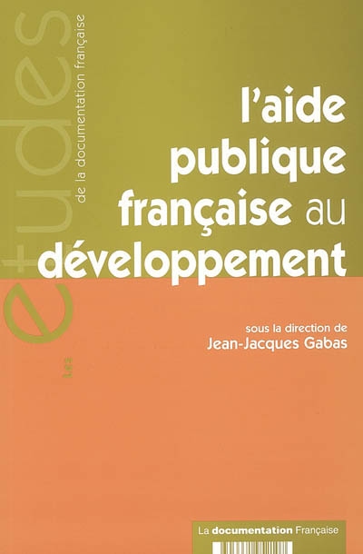 L'aide publique française au développement