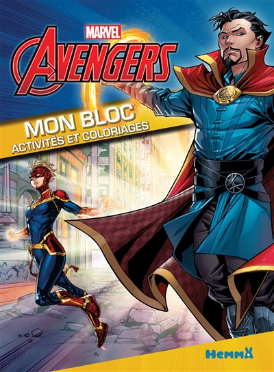 Marvel Avengers : mon bloc activités et coloriages