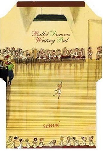 Ballet dancers writing pad