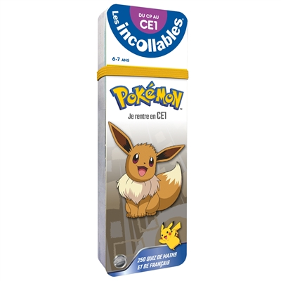 Les incollables, Pokémon : je rentre en CE1, 6-7 ans : du CP au CE1