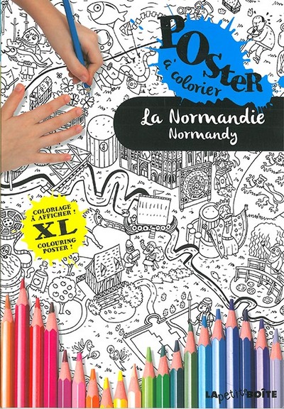 La Normandie : poster coloriage