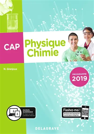 Physique chimie CAP : programme 2019