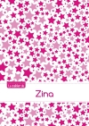 CAHIER ZINA BLANC,96P,A5...