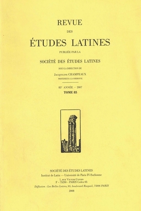 Revue des études latines,...