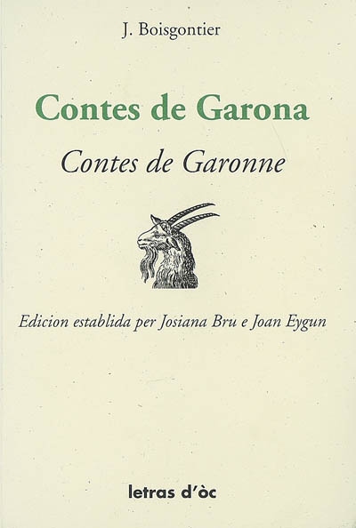 Contes de Garona. Contes de Garonne