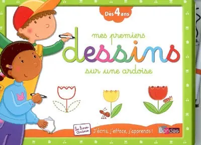Mes premiers dessins sur une ardoise