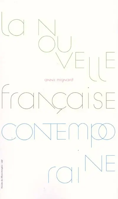 La nouvelle française contemporaine. The contemporary French short story. La novela corta francese contemporanea