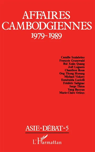 Affaires cambodgiennes : 1979-1989