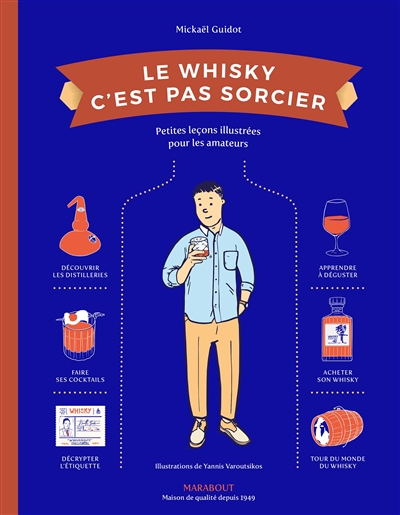 Le whisky c'est pas sorcier : petites leçons illustrées pour les amateurs