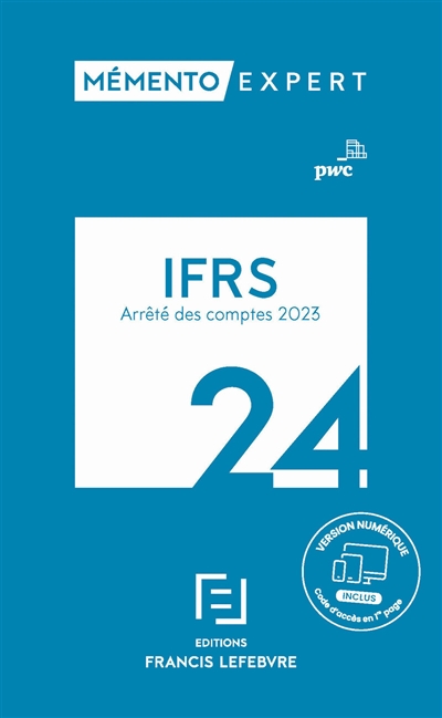 IFRS 2024 : arrêté des comptes 2023