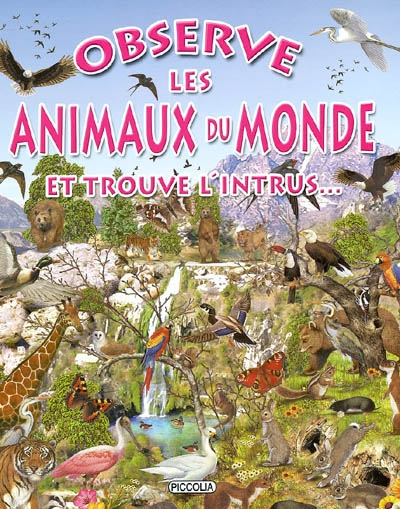 Observe les animaux du monde : et trouve l'intrus